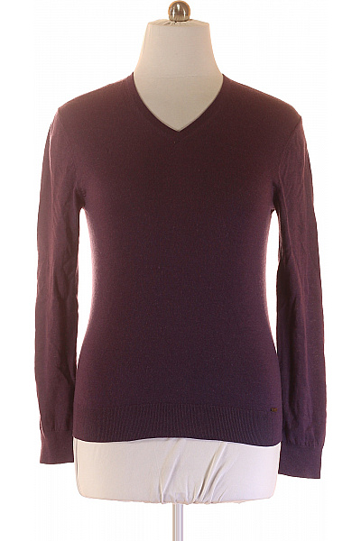 Pánský Svetr Vlněný Fialový OLYMP Vel. L