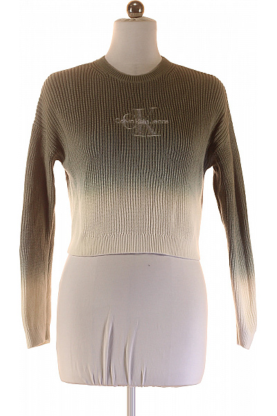 Calvin Klein Dámský Pulovr Zelený | Calvin Klein | obrázek 2