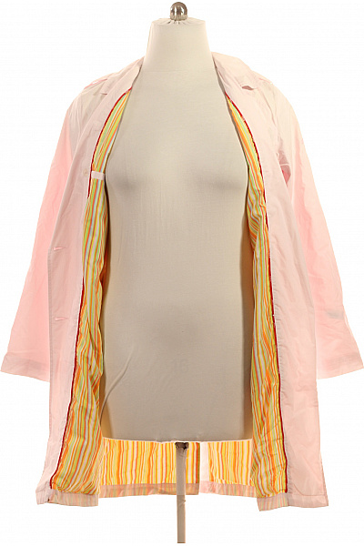 s.OLIVER Dámský polyesterový růžový trenčkot s páskem jarní lehký klasický Vel. xl | s.OLIVER | obrázek 3