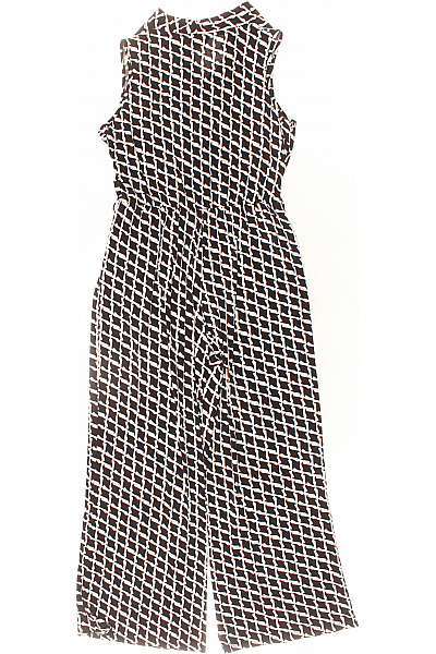 Dámský Společenský Overal Černobílý Vel. 46 | Unimoda | obrázek 2