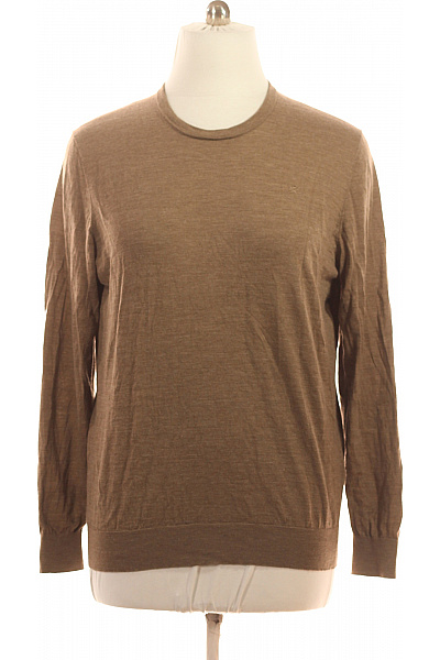 HACKETT Pánský hnědý lehký tenký basic pulovr přes hlavu Velikost XXL | HACKETT | obrázek 2