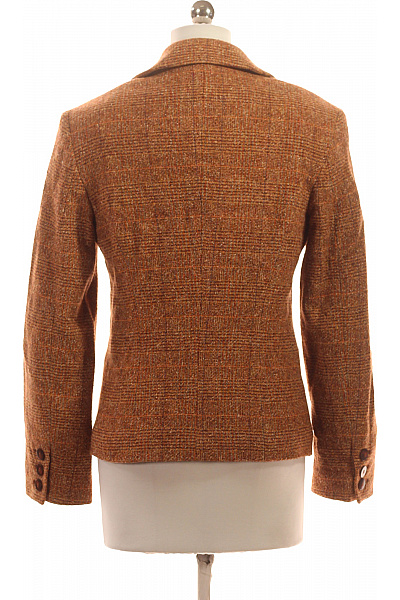 Krátký Dámský Kabát Vlněný Hnědý BANDOLERA Vel. 34 | BANDOLERA | obrázek 2