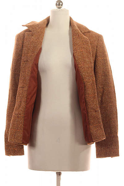 Krátký Dámský Kabát Vlněný Hnědý BANDOLERA Vel. 34 | BANDOLERA | obrázek 3
