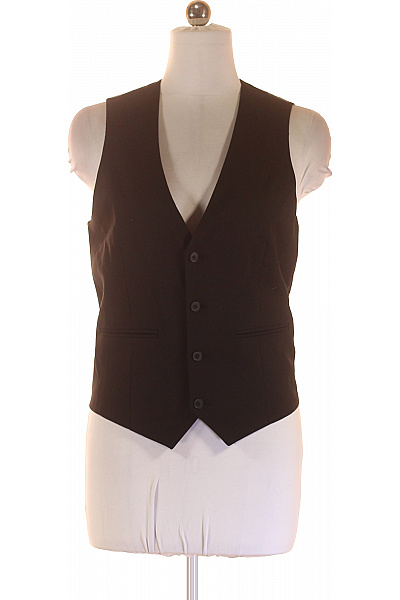 asos Dámská polyesterová elegantní černá krátká vesta společenská bez rukávů Velikost 38 | asos | obrázek 2