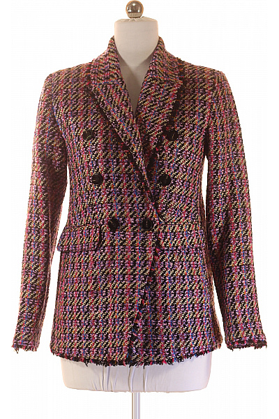 MILANO Dámský Kabát Barevný Outlet Vel. 36