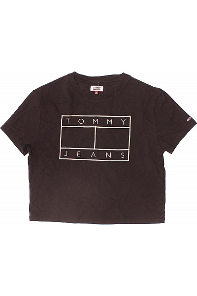 TOMMY HILFIGER Dámské Tričko s Potiskem Černé Vel. S | TOMMY HILFIGER | obrázek 2