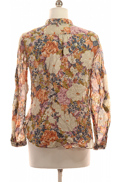 ZARA Dámská květinová halenka s dlouhým rukávem a plisováním Vel. S | ZARA | obrázek 2