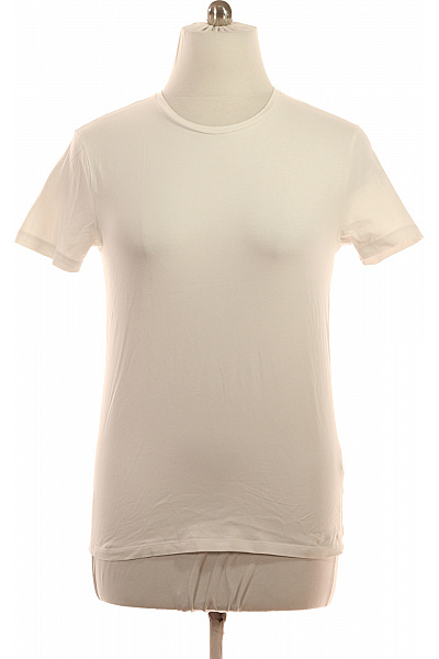 Hugo Boss Pánské bílé tričko basic s krátkým rukávem a kulatým výstřihem Vel. L | Hugo Boss | obrázek 2