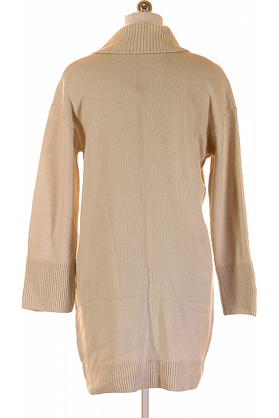 COMMA Bavlněné rolákové pletené tunikové šaty jednobarevné volné pod kolena Vel. 40 | COMMA | obrázek 2