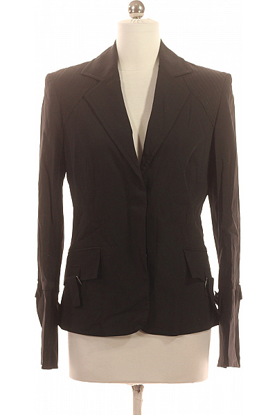 Dámské Blejzr Vlněný Černý Second hand | MADE IN ITALY | obrázek 2