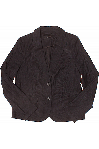 OPUS Dámské společenské sako tmavě hnědé vzorované elegantní vypasované jednořadé s jedním knoflíkem Velikost M | OPUS | obrázek 2