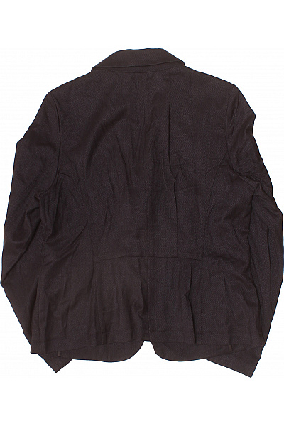 OPUS Dámské společenské sako tmavě hnědé vzorované elegantní vypasované jednořadé s jedním knoflíkem Velikost M | OPUS | obrázek 3