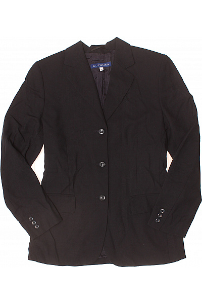 Společenské Dámské Sako Černé Second hand Vel. 36 | Unimoda | obrázek 2