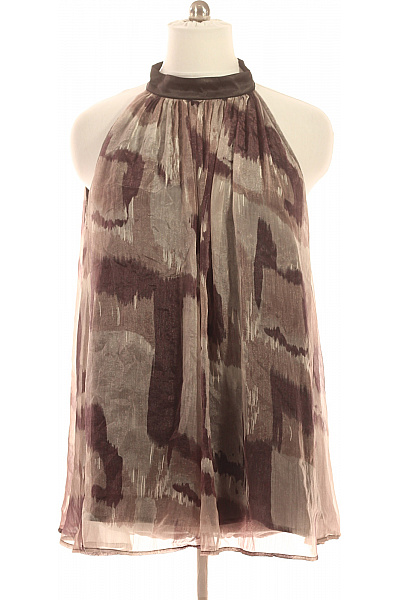 Dámská halenka bez rukávů vzorovaná průsvitná letní Velikost DE 50 | Unimoda | obrázek 2