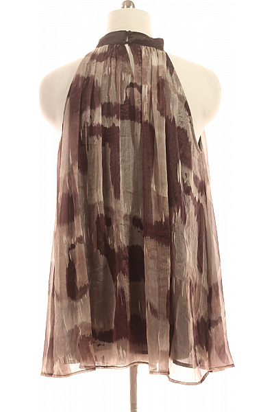 Dámská halenka bez rukávů vzorovaná průsvitná letní Velikost DE 50 | Unimoda | obrázek 3