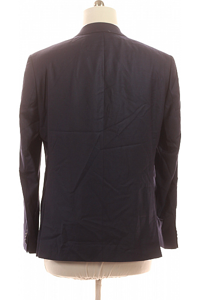 LAWRENCE GREY Vlněné modré elegantní společenské sako vypasované jednořadé Vel. 54 | LAWRENCE GREY | obrázek 2