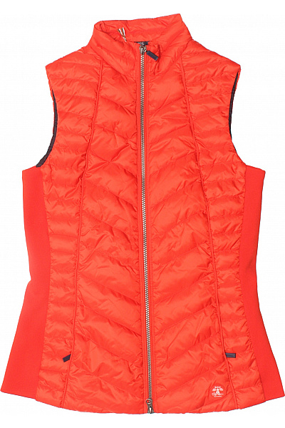 Barbour Dámská Oranžová Prošívaná Krátká Lehká Vesta Bez Rukávů Vel. 38 | Barbour | obrázek 2