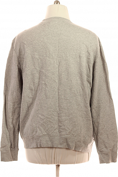 ARMANI Bavlněná šedá mikina přes hlavu s potiskem streetwear Velikost XXL | ARMANI | obrázek 2