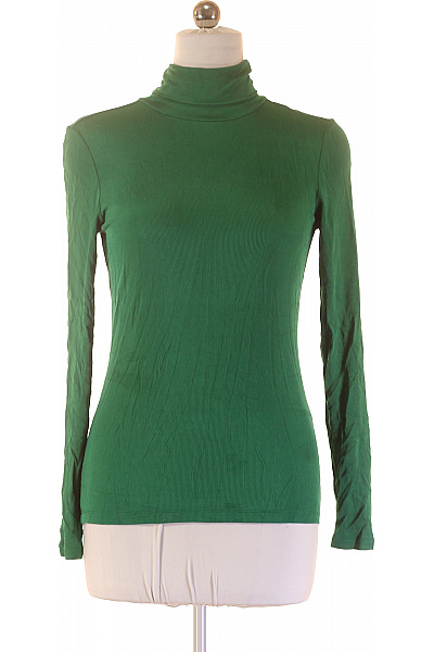 Marc O´Polo Dámský viskózový zelený žebrovaný rolák s dlouhým rukávem basic Velikost L | Marc O´Polo | obrázek 2
