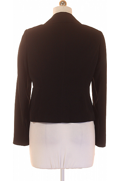 Marks & Spencer Polyesterový vypasovaný elegantní černé sako business jednořadé do pasu Velikost 14 | Marks & Spencer | obrázek 3