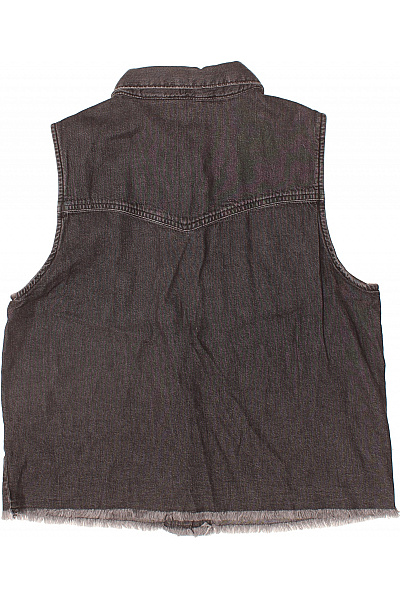 LEVIS Dámská krátká džínová vesta černá sepraná s kapsami Velikost M | LEVIS | obrázek 2