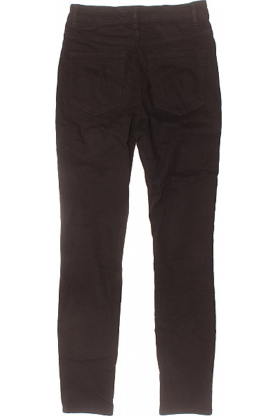 Dámské Džíny Černé Second hand Vel. 38 | HM  | obrázek 2