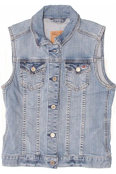 Hollister Kratká Dámská Vesta Modrá Second hand Vel. XS | Hollister | obrázek 2
