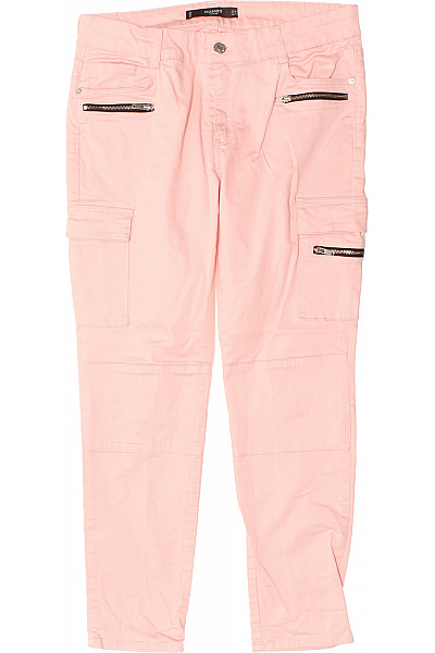 MANGO Dámské Džíny Růžové Second Hand Vel. 40