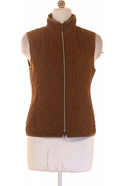 GOLFINO Dámská hnědá prošívaná krátká vesta podzimní lehká Vel. 38 | GOLFINO | obrázek 2