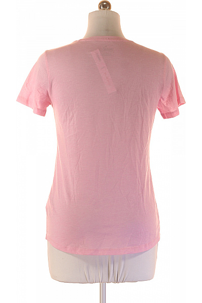 Puma Dámské růžové polyesterové sportovní tričko s krátkým rukávem a nápisem Velikost 40 | Puma | obrázek 3