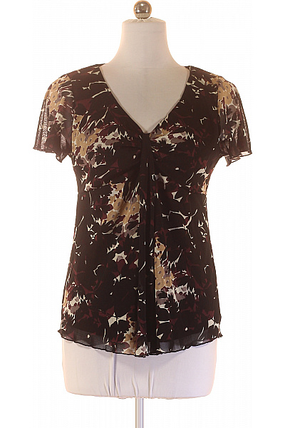 Marks & Spencer Dámská polyesterová halenka s krátkým rukávem a uzlem květinová vzorovaná Vel. UK 16 | Marks & Spencer | obrázek 2