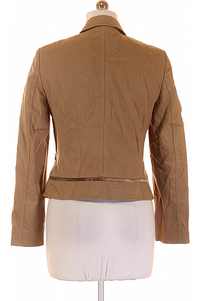 ST.EMILE Dámský hnědý blejzr vypasované vojenské kapsy elegantní na běžné nošení Velikost 38 | ST.EMILE | obrázek 3
