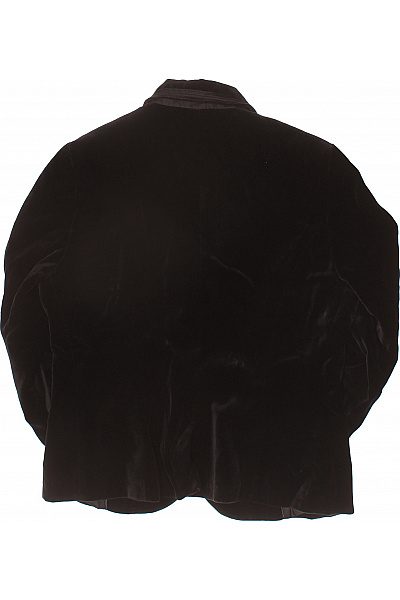 VANILIA Černé sametové sako elegantní vypasované retro knoflíky Velikost 40 | VANILIA | obrázek 3
