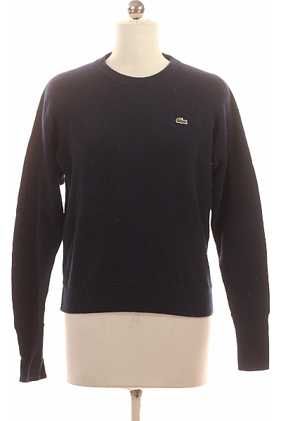 LACOSTE Dámský Pulovr Vlněný Modrý Vel. 34 | LACOSTE | obrázek 2