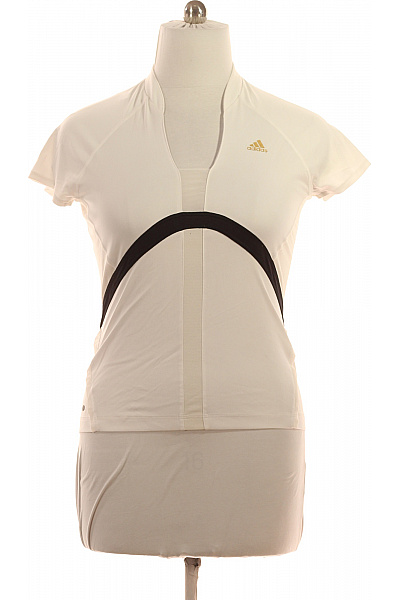 ADIDAS Dámské sportovní tričko s krátkým rukávem bílé Velikost 44 | ADIDAS | obrázek 2