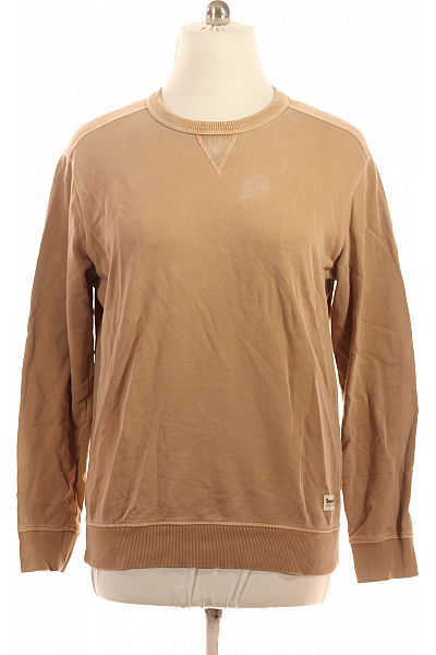 Timberland Pánská béžová mikina bez kapuce crewneck jednobarevná streetwear Velikost L | Timberland | obrázek 2