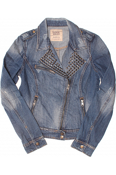 Dámská Křivák Modrý ZARA Second hand Vel. M | ZARA | obrázek 2