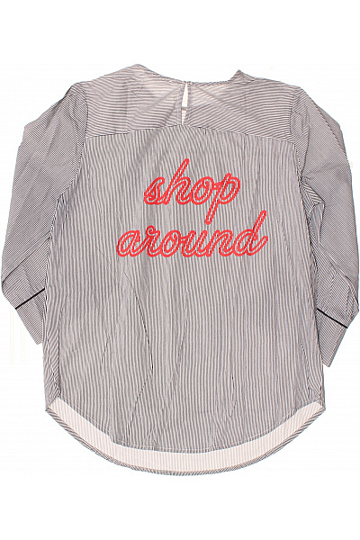 Dámské Tričko s Potiskem Šedé ZARA Vel. S | ZARA | obrázek 3