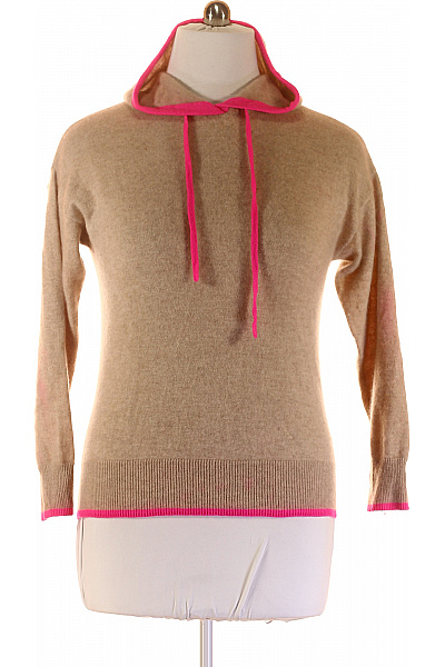 Dámský Svetr Kašmírový Béžový Zwillingsherz Vel. L