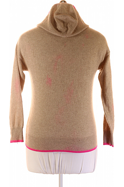 Dámský Svetr Kašmírový Béžový Zwillingsherz Vel. L | Zwillingsherz | obrázek 2