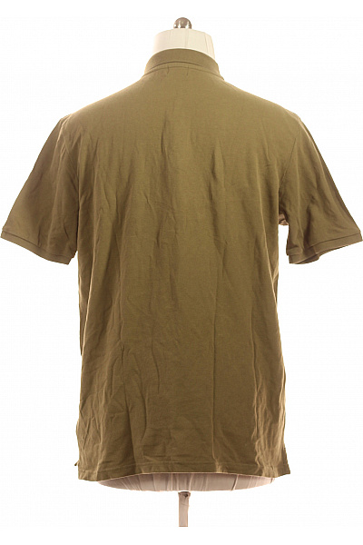 Woolrich Pánské bavlněné khaki polo tričko s krátkým rukávem a výšivkou Vel. XL | Woolrich | obrázek 3