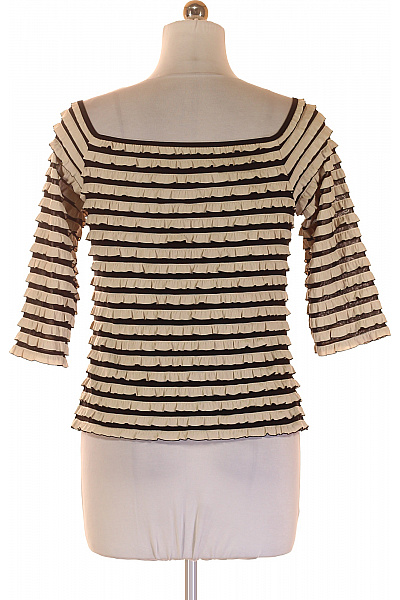 Joseph Ribkoff Dámská halenka s volánky tříčtvrteční rukáv pruhovaná elegantní Velikost 42 | Joseph Ribkoff | obrázek 3