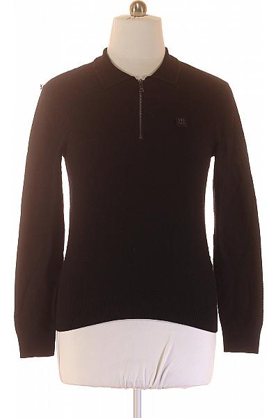 Hugo Boss Pánský Svetr Černý Second Hand Vel. M