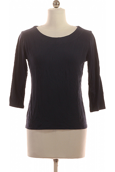 Jednoduché Dámské Tričko Modré Vel. 42 | Unimoda | obrázek 2