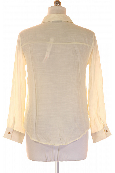 ZARA Dámská žlutá průsvitná košile dlouhý rukáv ležérní Vel. M | ZARA | obrázek 2