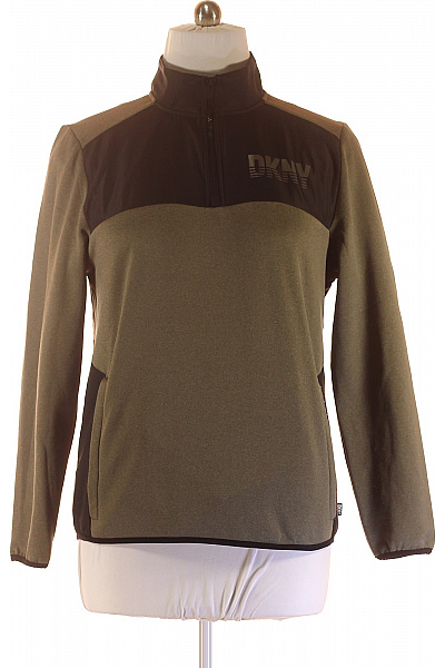 Donna Karan Pánská Mikina Zelená Vel. M