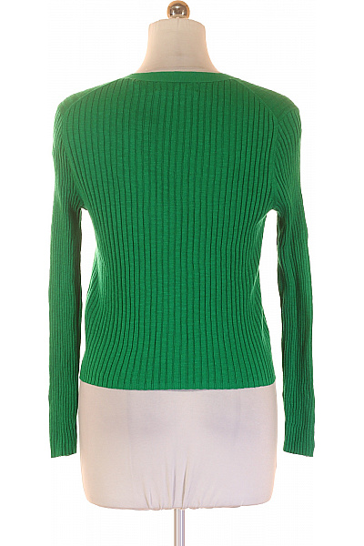 Marc O´Polo Zelený žebrovaný kardigan na knoflíky s výstřihem do V Velikost M | Marc O´Polo | obrázek 3