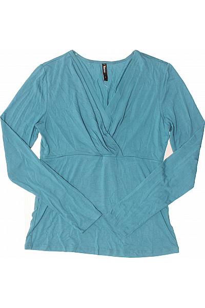 Jednoduché Dámské Tričko Modré Flame Second hand Vel. L | flame | obrázek 2