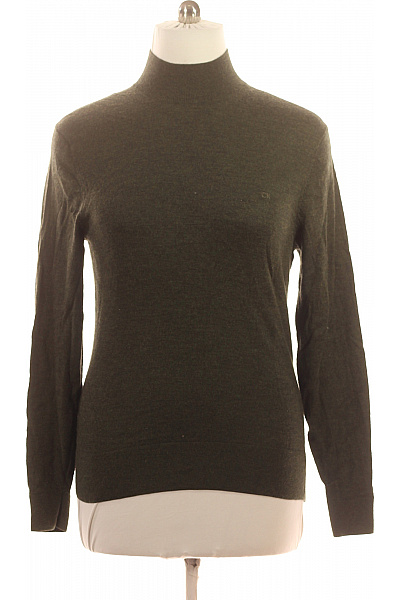 Calvin Klein Tmavě zelený rolákový svetr slim fit podzimní elegantní přes hlavu Vel. L | Calvin Klein | obrázek 2