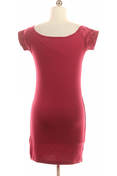 Dívčí šaty krajkové bordó krátké úzké Velikost 12/13 let | Unimoda | obrázek 2